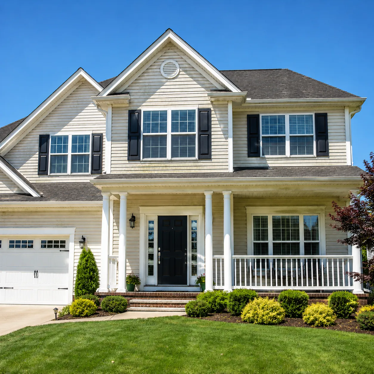 House Washing before: Vinyl siding soft wash