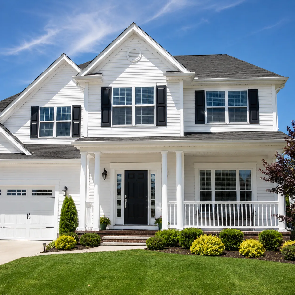 House Washing after: Vinyl siding soft wash